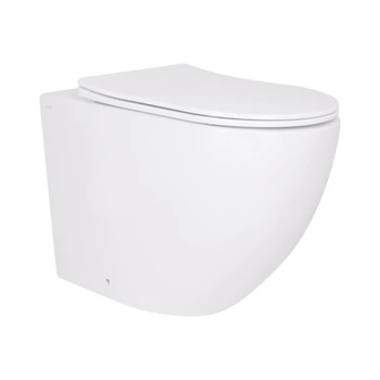 Унітаз підвісний Qtap Robin Ultra Quiet безобідковий з сидінням Soft close (QT13332381AW)