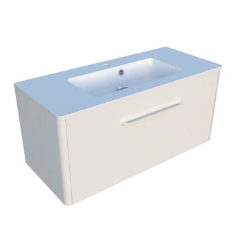 Шафа нижня Fancy Marble Fiji 900 з умивальником Annabell 900