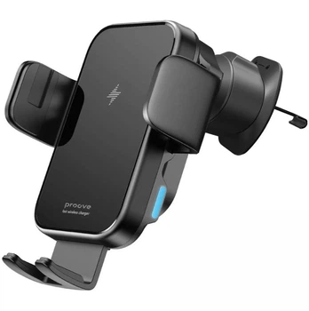 Автомобильный держатель с беспроводной зарядкой Proove Triple Clamp 15W