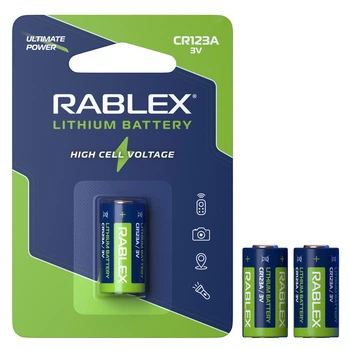 Батарейки Rablex 123A 1500mah LITHIUM Batter 3V 1шт.
