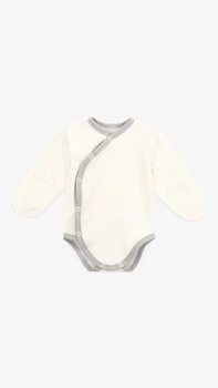 Боді на запах для хлопчика Baby Life 307 56 см Молочний shop (2000999325991)