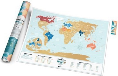 Скретч-карта світу 1DEA.me Travel Map Holiday Lagoon World HWL (4820191130524)