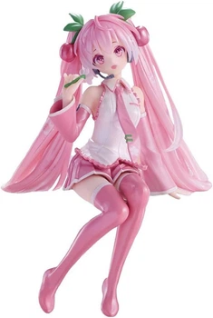 Аниме фигурка Furyu Мику Хатсуне Hatsune Miku Noodle Stopper: Sakura Miku 2024 Pearl Color Version