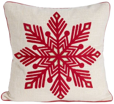 Poszewka Homla Starlight z gwiazdą Beżowa 45 x 45 cm (5906496709333)