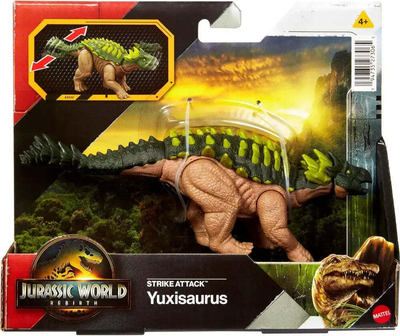 Фігурка Mattel Jurassic World Rebirth Strike Attack Yuxisaurus 7 см JCL62 (194735273065)