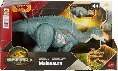 Фігурка Mattel Jurassic World Rebirth Wild Roar Maiasaura 12 см JGC82 (194735310753)
