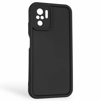 Чохол силіконовий Soft Touch для Xiaomi Redmi Note 10s чорний (Повний захист камери)