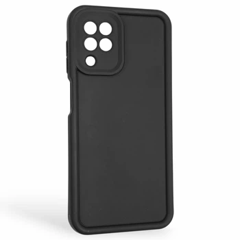 Чохол силіконовий Soft Touch для Samsung Galaxy M32 4G (SM-M325F) чорний (Повний захист камери)