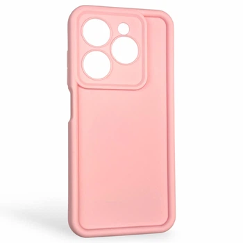 Чехол силиконовый Soft Touch для TECNO Spark Go 2024 (BG6) розовый (Полная защита камеры)