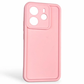 Чохол силіконовий Soft Touch для Xiaomi Redmi Note 14 4G EU рожевий (Повний захист камери)