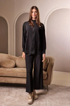 Комплект: кардиган і брюки Lormar 46/48(L/XL) Антрацит (Antracite) (110199)
