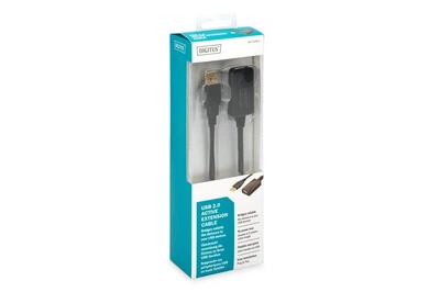 Кабель Assmann активный USB 2.0 5M DA-70130-4 Black