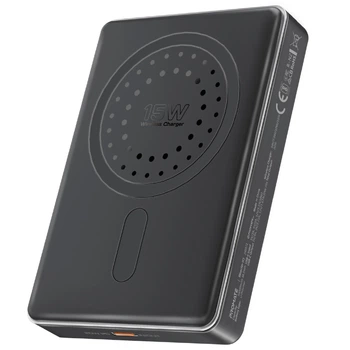УМБ Promate Blade-10 10 000 mAh, MagSafe, USB-C PD Black (blade-10.black)
