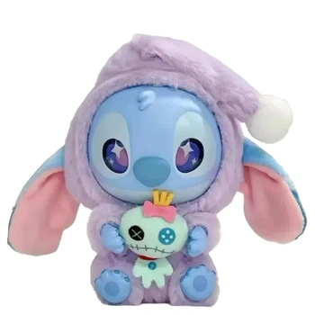 М’яка іграшка Labubu Стіч Stitch — плюшевий брелок-монстрик на рюкзак у боксі таємний з лялькою