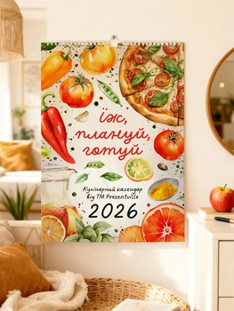 Настенный календарь «Ешь, планируй, готовь» на 2026 год