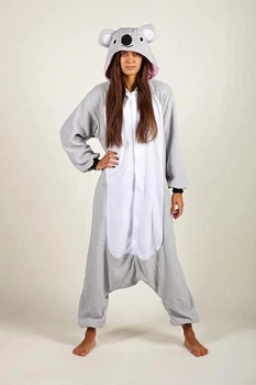 Пижама кигуруми коала Kigurumi Серый car0077 XL