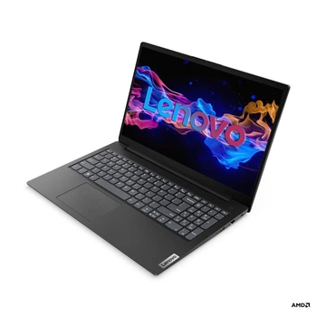 Ноутбук Lenovo V15, AMD Ryzen 5 7520U, 8 ГБ памяти DDR5, 2000 ГБ SSD, 15, 6- дюймовый дисплей FullHD, черный, Windows 11 Pro