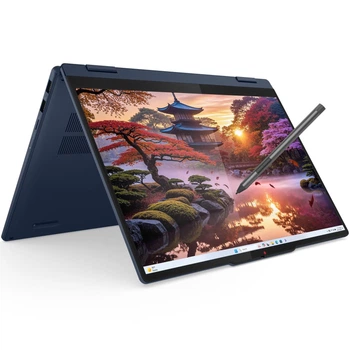 Ноутбук Lenovo IdeaPad 5 2- в- 1 14AKP10 AMD Ryzen™ AI 5 340 до 4, 8 ГГц, 14 WUXGA, OLED, сенсорный экран, 16 ГБ LPDDR5x, 1 ТБ SSD, AMD Radeon™ 840M, Cosmic Blue