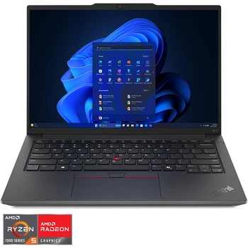 Ноутбук Lenovo ThinkPad E14 Gen 6 AMD Ryzen™ 5 7535HS до 4, 55 ГГц, 14 WUXGA, IPS, 16 ГБ DDR5, 512 ГБ SSD, графикой AMD Radeon™ 660M, Windows® 11 Pro, черный