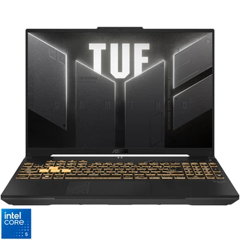 Игровой ноутбук ASUS TUF F16 FX607VU Intel® Core™ 5 210 ГГц до 4, 8 ГГц, 16 дюймов, WUXGA, IPS, 144 Гц, 16 ГБ DDR5, 512 ГБ SSD, NVIDIA® GeForce RTX™ 4050 6 ГБ GDDR6, Mecha Gray