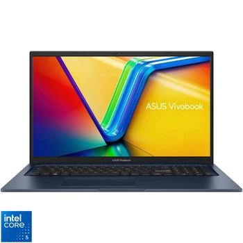 Ноутбук ASUS Vivobook 17 X1704VA Intel® Core™ 5 120U до 5, 0 ГГц, 17, 3 дюйма, Full HD, IPS, 16 ГБ DDR4, 1 ТБ SSD, Intel®, Quiet Blue