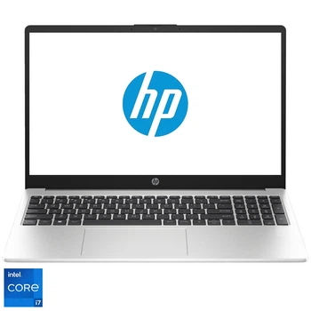 Ноутбук HP 250 G10 із 10- ядерним ом Intel Core i7- 1355U (1, 7 ГГц, до 5, 0 ГГц, 12 МБ), 15, 6- дюймовим FHD, Intel UHD, 16 ГБ DDR4, SSD, 512 ГБ PCIe NVMe, Free DOS, Turbo Silver