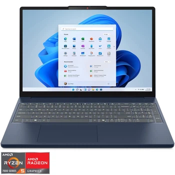Ноутбук Lenovo IdeaPad Slim 3 15ARP10 AMD Ryzen™ 5 7535HS до 4, 55 ГГц, 15, 3 WUXGA, IPS, 16 ГБ DDR5, 512 ГБ SSD, графикой AMD Radeon™ 660M, Windows® 11 Home, Cosmic Blue, алюминий