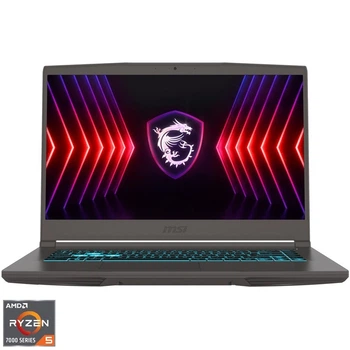 Тонкий Игровой ноутбук MSI A15 B7UC AMD Ryzen™ 5 7535HS до 4, 55 ГГц, 15, 6 дюймов, IPS, Full HD, 144 Гц, 96 ГБ DDR5, 512 ГБ SSD, NVIDIA® GeForce RTX™ 3050 4 ГБ GDDR6, Win 11 PRO, Cosmos Gray