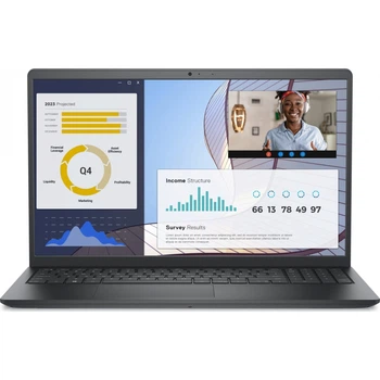 Ноутбук DELL Vostro 3530, 15, 6 Full HD, Intel® Core™ i5 1334U до 4, 6 ГГц, 16 ГБ DDR4 2666, 512 ГБ SSD, Intel Iris Xᵉ, Linux, черный 512 ГБ