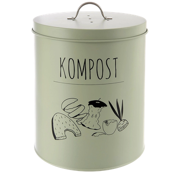 Kompostownik Orion z filtrem węglowym metalowy 8 l zielony (8592381220068)