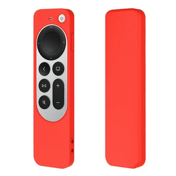 Силиконовый чехол для пульта Apple TV 4K 2023 (Siri Remote 2-го поколения) Красный