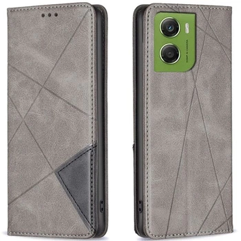 Чохол-книжка з кишеньками UniCase Geometric Pattern для Motorola Moto G06 - Grey