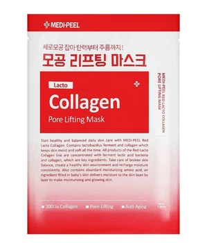 Колагенова маска для звуження пор MEDI-PEEL Red Lacto Collagen Pore Lifting Mask 30 мл