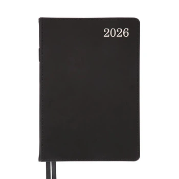 Ежедневник 2026 А5 Leo Planner City твердый 25266* - черный