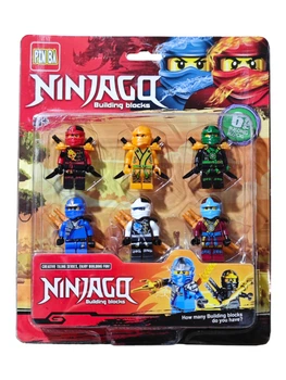 Набір фігурок Ninja Нінзя 6 штук 0298e