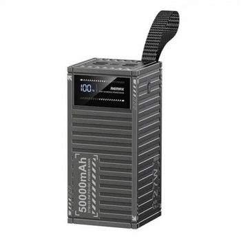 Powerbank Remax RPP-161 50000 mAh PD + QC3.0 (PD+QC 27W+22.5W) Повербанк зі швидким заряджанням чорний