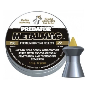 Кулі пневматичні JSB Metalmag. Кал. 5.5 мм. Вага - 1.1 г. 200 шт/уп (14530566) 30963