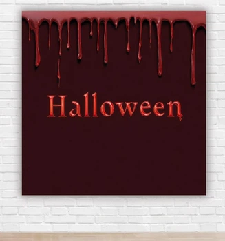 Паперовий плакат на Хелловін. Halloween "Halloween. Blood" 150х150см