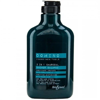 Шампунь з деревним вугіллям 3 в 1 Helen Seward Domino Charcoal Shower Shampoo 3 in 1, 250 мл