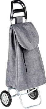 Візок з сумкою для покупок Vilde сірий 30 л (5904316493523)