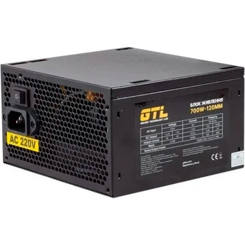 Блок питания GTL 700W Black Bulk (GTL-700-120)
