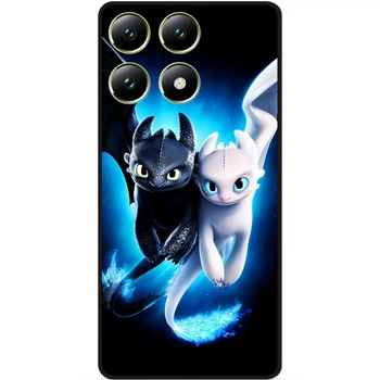 Силиконовый чехол Candy для ZTE Blade A56 Как приручить дракона Dragon