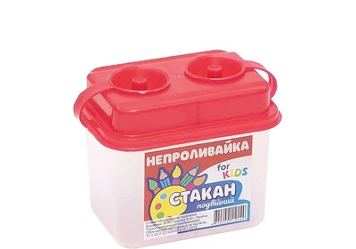 Непроливайка подвійна з кришечками