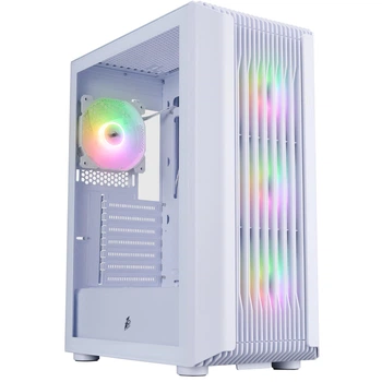 Корпус для ПК 1stPlayer H6-WH-4F7-W без БП White (H6-WH-4F7-W)