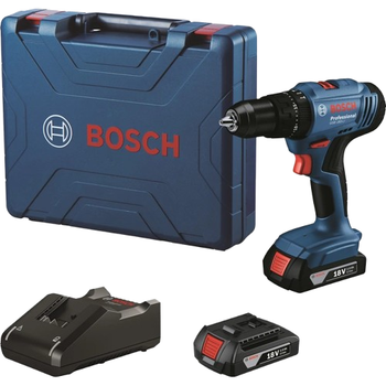 Аккумуляторная ударная дрель-шуруповерт Bosch GSB 183-LI скорость вращения 1815 об/мин (06019K9100)