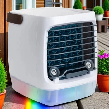 Мини-кондиционер охладитель с резервуаром для воды air cooler AND XL-1375 Белый