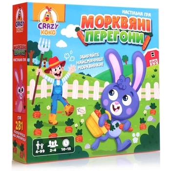 Настольная игра Vladi Toys Морковные гонки. Crazy KOKO (VT8055-33)