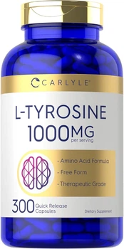 Добавка преміум-класу тирозин Carlyle Tyrosine 300 капсул