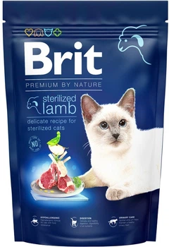 Сухий корм для кішок Brit Premium Nature Cat Sterilised Lamb з ягнятком