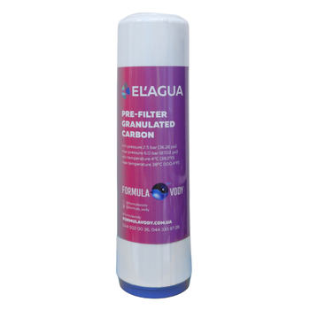 Картридж з гранульованим активованим вугіллям Formula Vody EL‘AGUA 2.5"х10"